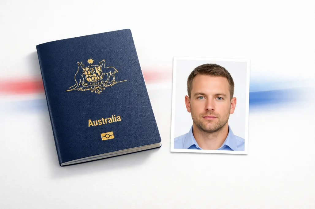 Australia passport photo requirements - 35x45mm Australian passport, visa and citizenship photo maker