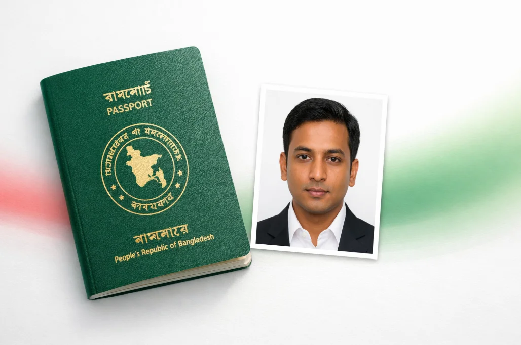 Bangladesh passport photo requirements - 35x45mm Bangladeshi passport, NID and visa photo maker