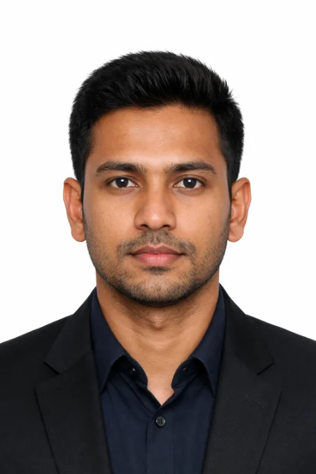 Sample compliant Bangladeshi passport photo - correct format with white background and 35x45mm dimensions