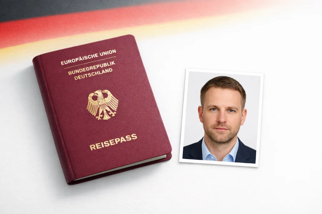 Germany passport photo requirements - 35x45mm biometric German passport, Schengen visa and residence permit photo maker
