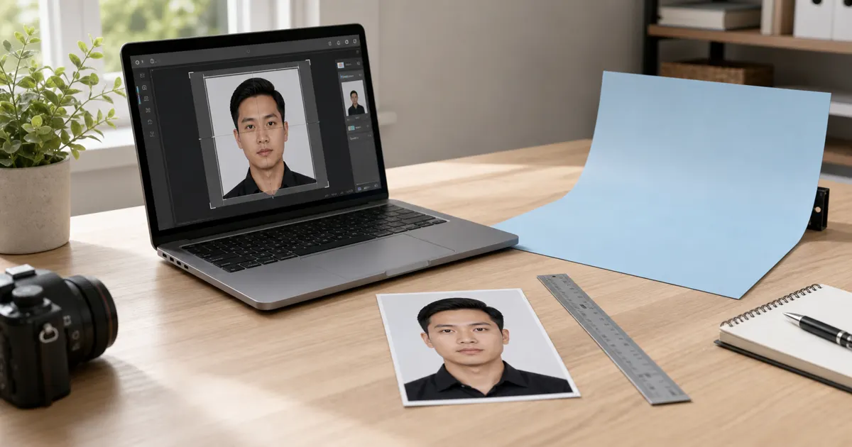 Malaysia Passport & Visa Photo Maker realistic preview