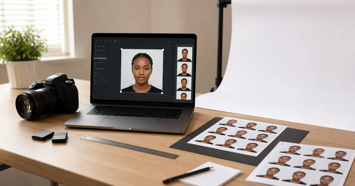 Nigeria Passport Photo Upload: 600x800 px, White Background, Under 2 MB realistic preview