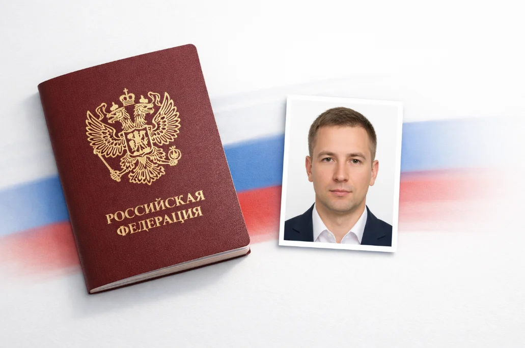 Russia Passport & Visa Photo realistic preview