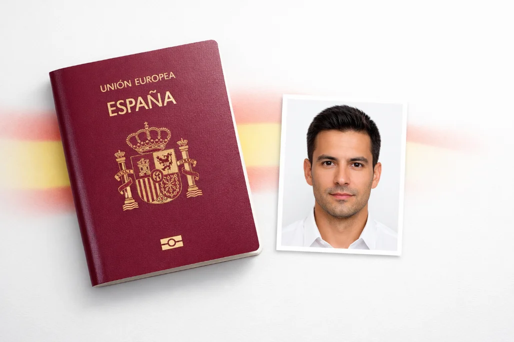 Spanish Passport & Visa Photo Maker realistic preview