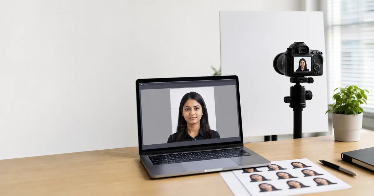 Sri Lanka Passport & Visa Photo Maker realistic preview