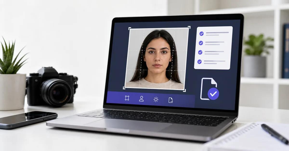 DV Lottery Photo Requirements: Size, Format & Free Tool realistic preview