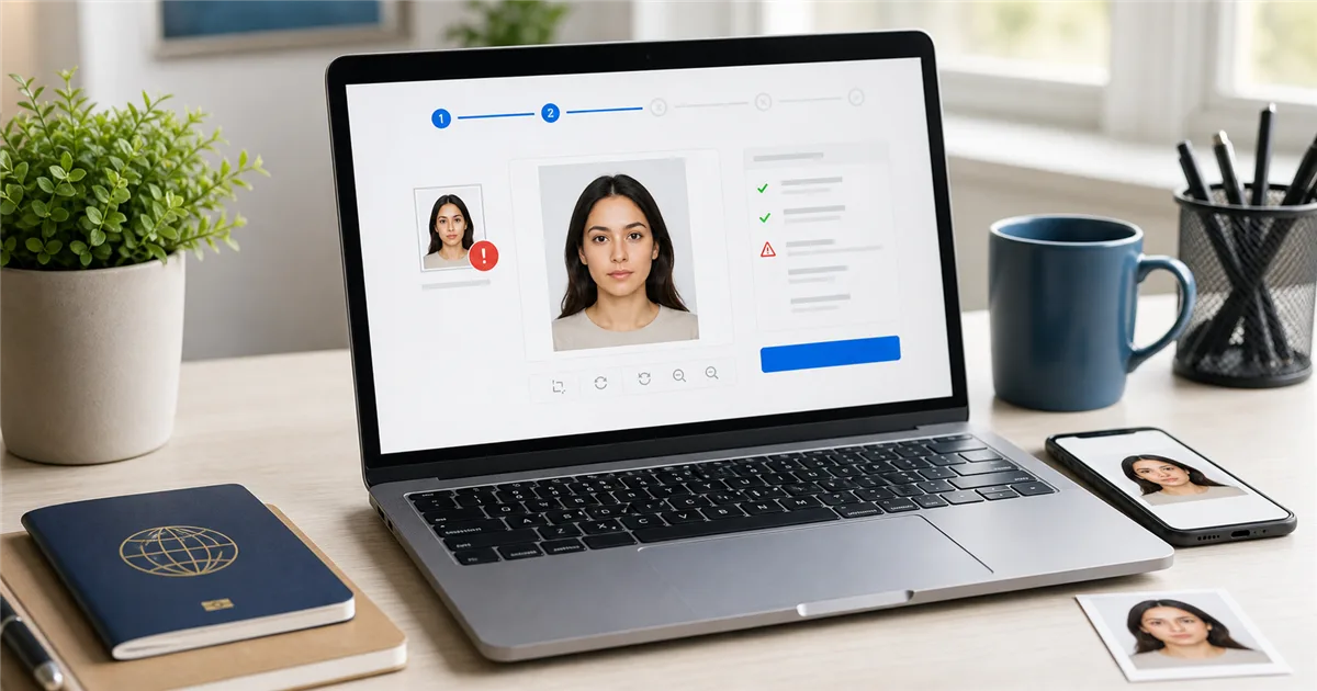 Online passport renewal photo upload rejected guide