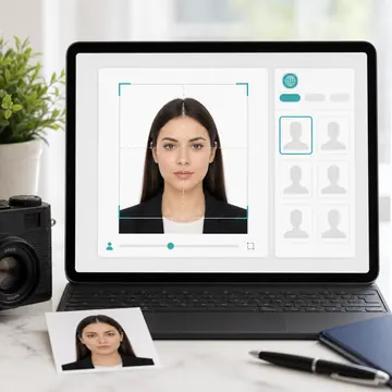 Passport photo maker preview