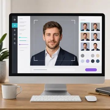 CV photo maker preview